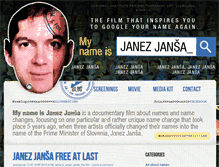 Tablet Screenshot of mynameisjanezjansa.com